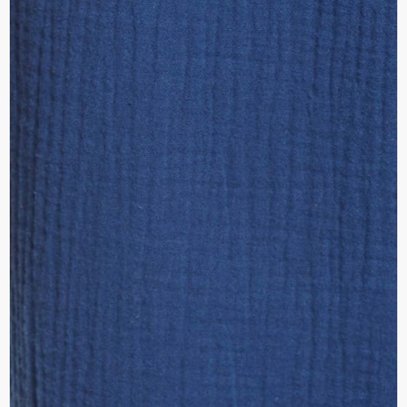 NWT Light Spun Gauze Tapered Leg Jumpsuit Coastal Blue Size 10 - Picture 5 of 8